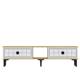 Hanah Home Yuka 150 - Roble Zafiro y Blanco